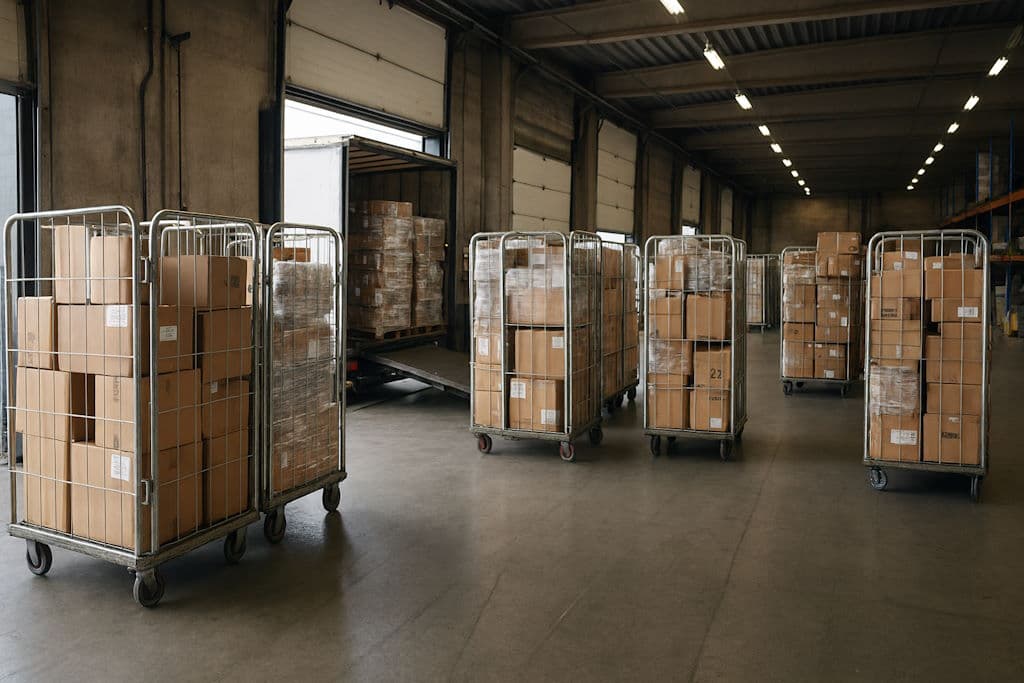 Warehouse bay background